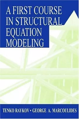 A First Course In Structural Equation Modeling Paperback • $10.23