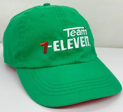 Team 7-Eleven #11 Tony Kanaan StrapBack Hat Green Orange J Paul Company OSFA • $16.99