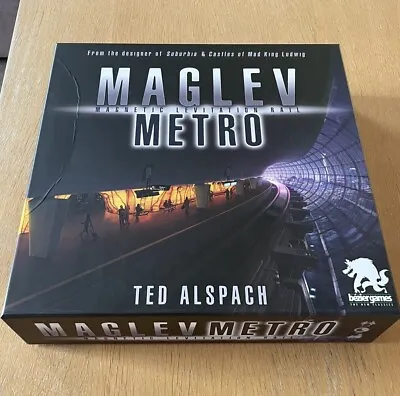 Maglev Metro Board Game Magnetic Levitation Rail Ted Alspach • £35