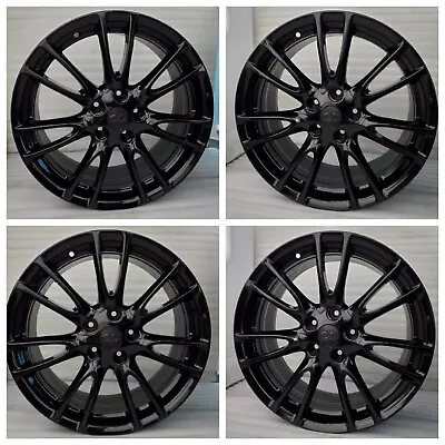 Original 18  Infiniti OEM Wheels Gloss Black Rims G37 Q50 G35 Nissan ($985 Obo) • $985