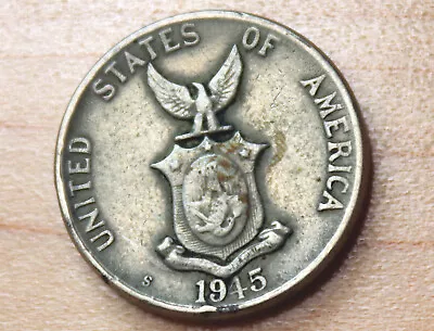 1945 S Philippines 5 Centavos San Francisco Mint WWII • $2.28