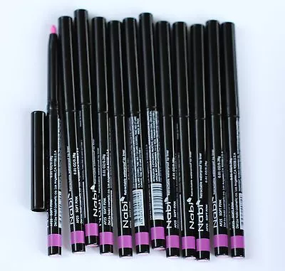 12 PCS NABI AP25 SOFT PINK Retractable Waterproof Lip Liners Pencils • $15