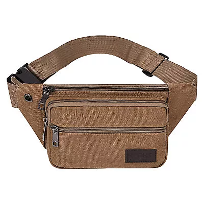 Men Women Fanny Pack Belt Waist Bag Crossbody Sling Shoulder Travel Sport Pouch • $11.21