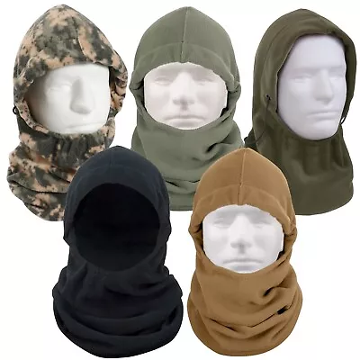 Polar Fleece Adjustable Balaclava Cold Weather Comfy Head & Neck Warmer • $10.99