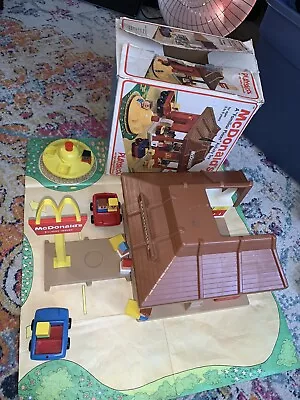 Vintage 1974 Playskool McDonalds Familiar Places Playset W/Box • $75