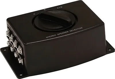 £9.99 • Buy E-Audio 2 Way Stereo Speaker Switch - Speaker Selector Switch Box