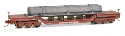 Micro-Trains 10900110 N Western Maryland Depressed Center Flatcar W/ Load #6004 • $24.99