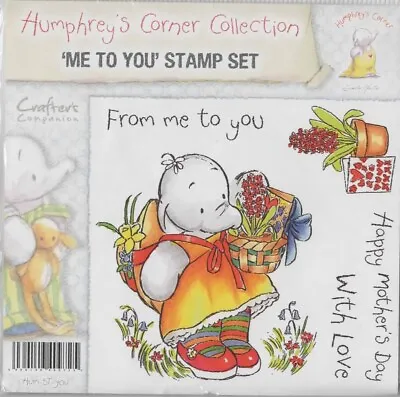 Crafter's Companion : Humphrey's Corner : Unmounted Rubber Stamp : Me To You • £3.50