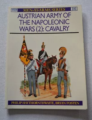 £6 • Buy Austrian Army Of The Napoleonic Wars (2) Cavalry , Osprey Men At Arms 181