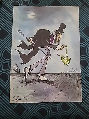 P & O S.S Canberra Menu Ronald Searle The Sorcerer Vintage 1976 Cruise Line • £8.99