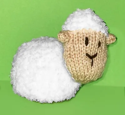 KNITTING PATTERN - Fluffy Sheep Lamb Choc Orange Cover / 13 Cms Easter Toy • £3.25