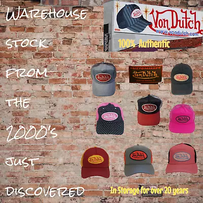 Von Dutch 100% Authentic Trucker Hats - RARE 20YR OLD FIND - FREE SHIPPING • $25