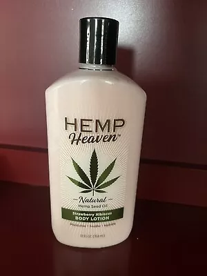 Hemp Heaven Organic Hemp Seed Oil Body Lotion (12 Ounces) - Strawberry Hibiscus • $10.99