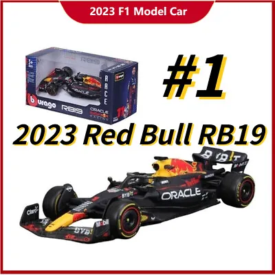 Bburago 1:43 F1 2023 Red Bull RB19 #1 Max Verstappen Racing Diecast Model Car • $14.99