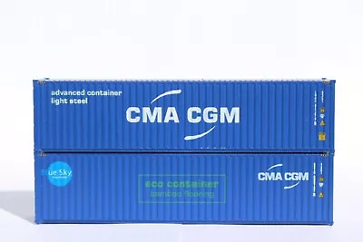 JTC 405089M CMA CGM MIX PACK C 40' High Cube Containers (2 PK) • $28.95