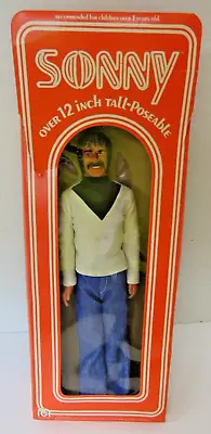 12  Vintage 1976 MEGO Sonny Bono Poseable Doll In Original Damaged Box • $79.49