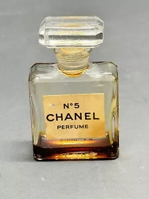 Chanel No 5 Perfume Bottle Miniature Vintage Bottle Only • $20.17