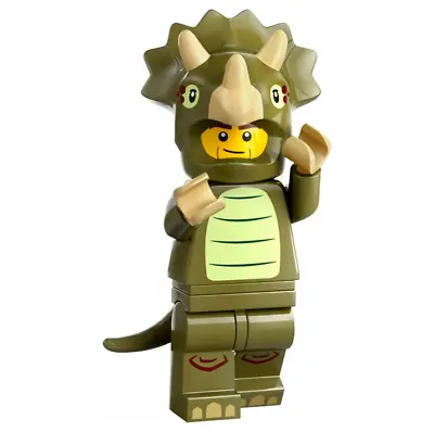 Triceratops Costume Fan - Lego Minifigures Series 25 - Collectable Minifigure • £7.85