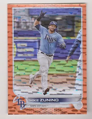 Mike Zunino 2022 Topps Orange /299 #324 Tampa Bay Rays • $0.99