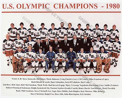 1980 Usa Olympic Gold Medal Hockey Team Miracle On Ice 8x10 Photo  • $5.57