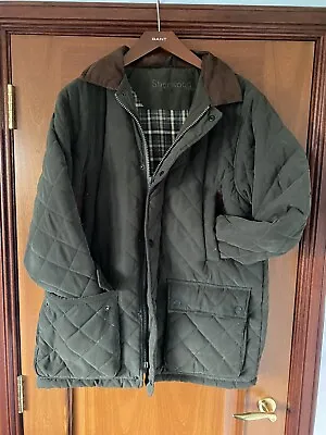 £25 • Buy Sherwood Mens Quilted Green Jacket