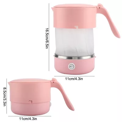 Mini Portable Travel Folding Kettle Silicone Collapsible Electric Water Pot HG • £39.11