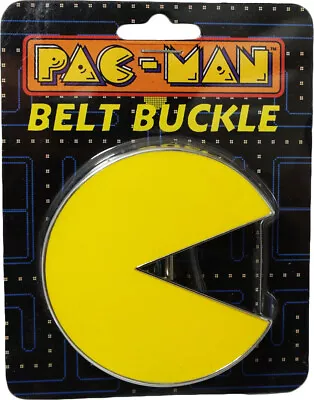 Pacman Classic Arcade Game Pacman Chrome Belt Buckle Official License By Changes • $10.99