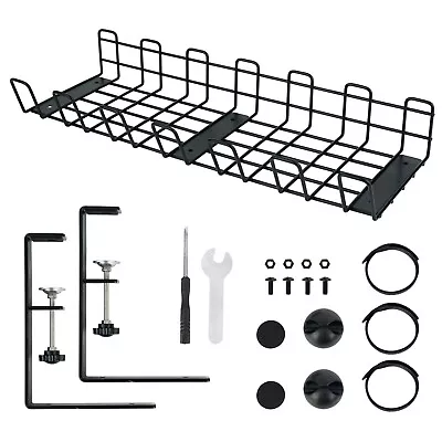 Under Desk Cable Management Tray - Keep Cables Tidy And Organised • £9