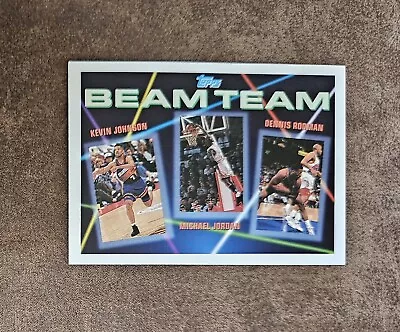 1992-93 Topps Beam Team #3 Michael Jordan Dennis Rodman Kevin Johnson • $3.74