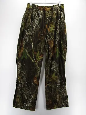 Gamehide Pants Men Large Green Mossy Oak Break Up Hunting Camo Lined Ankle Zip • $29.59