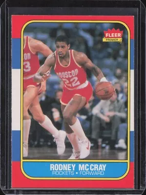 1986-87 Fleer #71 Rodney McCray RC • $6.50