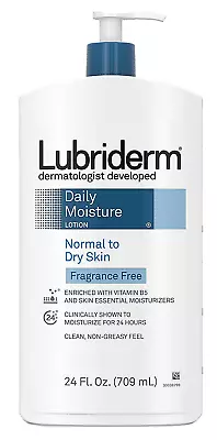 Daily Moisture Lotion Fragrance-Free 24 Ounce Normal To Dry (709Ml) (2 Pack) • $39.84