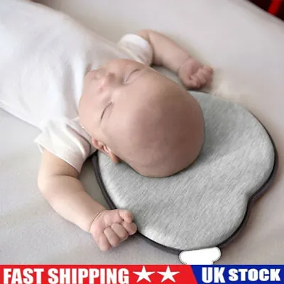 £6.53 • Buy Baby Infant Memory Foam Pillow Newborn Heart Shape Prevent Flat Head Support H9