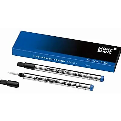 Montblanc Rollerball LeGrand Refills (F) Pacific Blue 124502 – Pen Refills For • $34.99