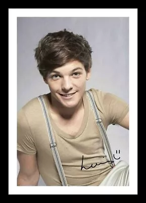 Louis Tomlinson Autograph Signed & Framed Photo • £19.99