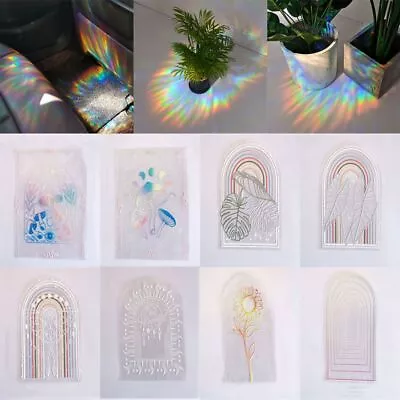 Home Decor Rainbow Maker Sun Catcher Window Decal Mirror Sticker Wall Stickers • $12.83