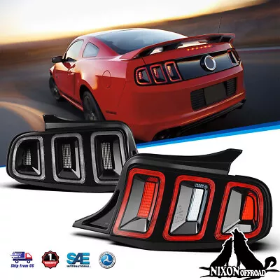 Fit 2010 2011 2012 2013 2014 Ford Mustang LED Tail Lights Sequential Turn Signal • $399.99