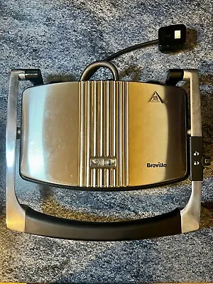 £16 • Buy Breville Sandwich/Panini Press And Toastie Maker, Stainless Steel VST025