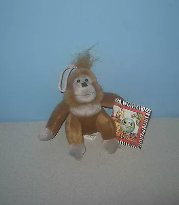 1994 K&M Wild Republic Mini 6  Oangutan Jungle Monkey Stuffed Plush Animal • $6.79