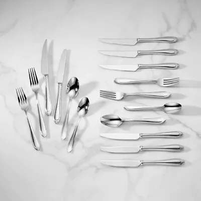 Lenox  FOREST PARK    - 18/10 Stainless 24pc. Flatware Set (Service For Four) • $44.99