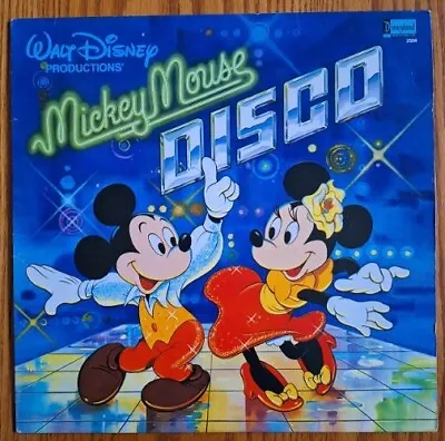 Vintage 33 RPM LP Mickey Mouse Disco Disneyland 2504 1979 • $9.99