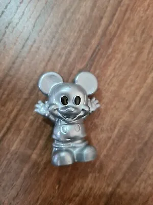 Woolworths Disney + Ooshie Collecable Mickey Mouse Silver • $1.80