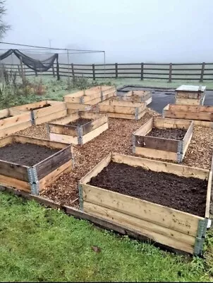 Pallet Collars Allotment Foldable Raised Beds Bed Garden Planter Project Boxes • £15