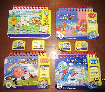 Leap Frog My First Leap Pad Lot Of 4 Books & Cartridges • $5.99