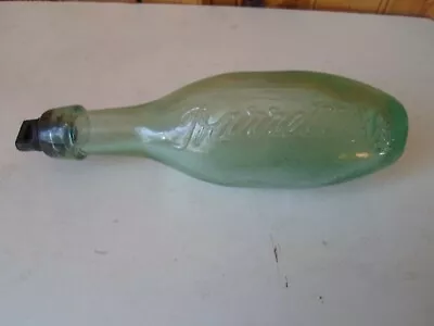 £29.99 • Buy Collectors Torpedo Shape Glass Bottle  Barrett & Co Glasgow   With Stopper