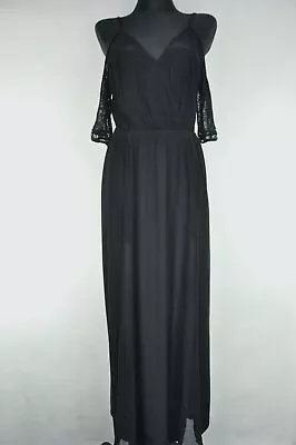 £62.92 • Buy Butterfly By Matthew Williamson Maxi Dress Black Beach Women's Size S