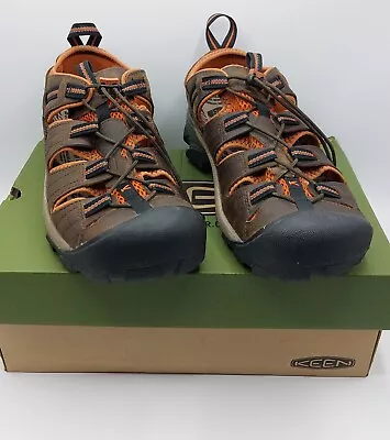 Keen Arroyo II Mens Brown Waterproof Walking Hiking Water Sandals Size 10 • £15