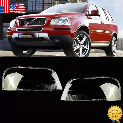 For Volvo XC90 2006-2014 Headlight Headlamp Lens Cover Lampshade Left & Right • $99.90