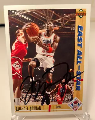 Michael Jordan HOF Autograph 1991-92 Upper Deck # 69 Hand Signed Authentic W/COA • $165