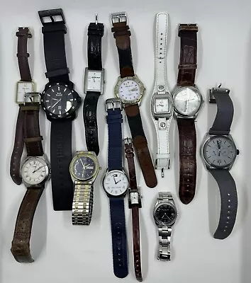 Huge Lot Of (71) Watches CitizenGruen KaltronTimexCasio Some Swiss/Vintage • $19.99